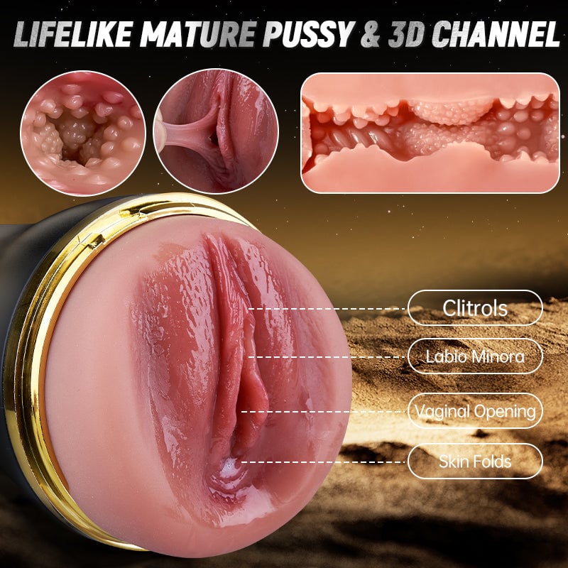 The Captain 10 Vibrating Sucking Deep Throat Male Stroker