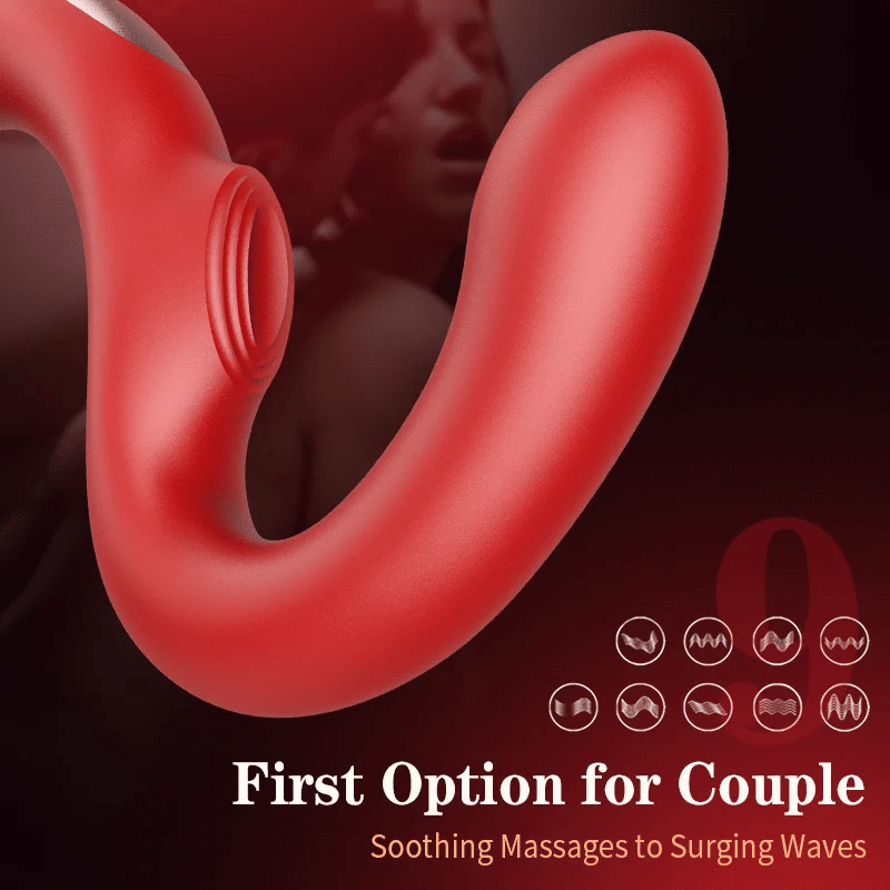 U-Design Double Stimulation For Clit & G-spot Vibrator With Tapping Mode