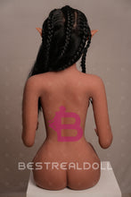 Load image into Gallery viewer, US Stock - YAMIEE Sia Unique Design 157cm #1073E Silicone Head Sex Doll Tanned Skin Small Breasts TPE Body Adult Love Doll