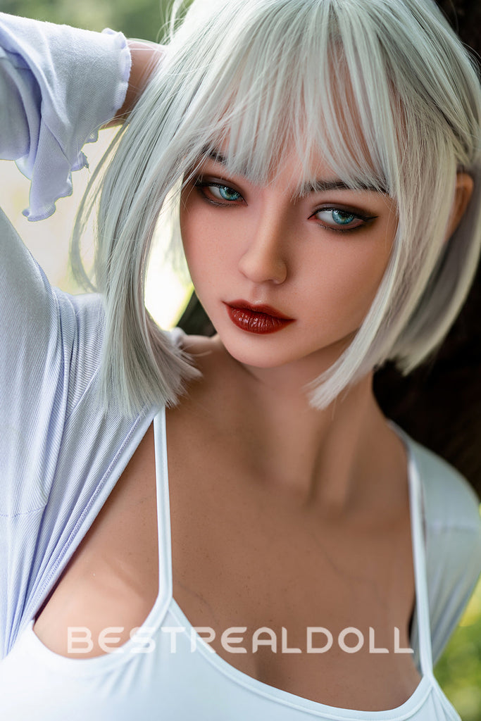 US Stock - RIDMII Danica Unique Design 161cm #468 Realistic BBW Sex Doll Silicone ROS Head Movable Jaw Adult Love Doll TPE Body