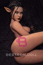 Load image into Gallery viewer, US Stock - YAMIEE Sia Unique Design 157cm #1073E Silicone Head Sex Doll Tanned Skin Small Breasts TPE Body Adult Love Doll