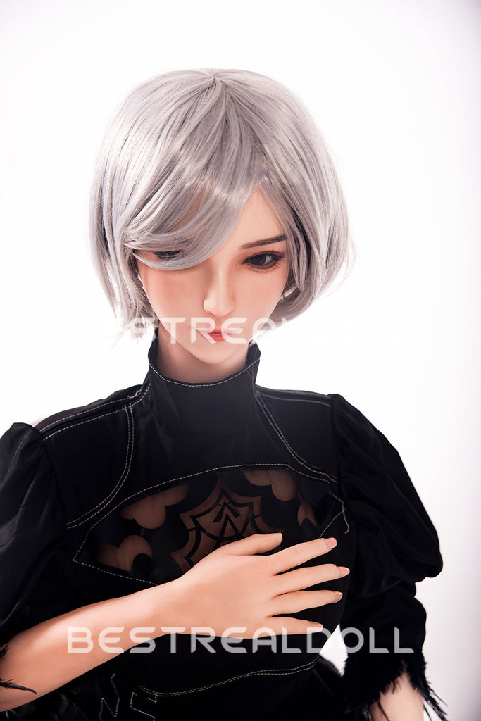 US Stock - RIDMII 163cm Unique Design Momo Plus Cosplay App-Controlled Sex Doll Silicone Head TPE Body Love Doll